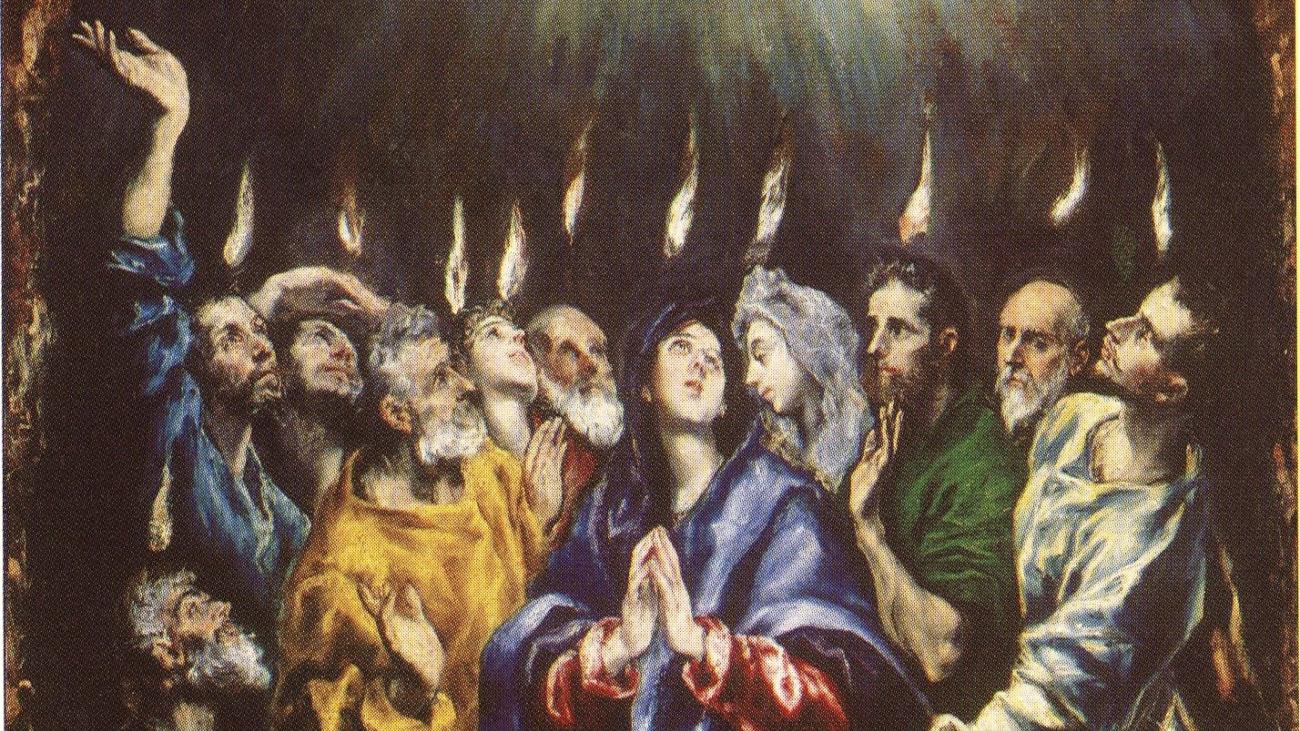 Detail uit een werk van El Greco (‘Pinksteren’) | KIJK magazine